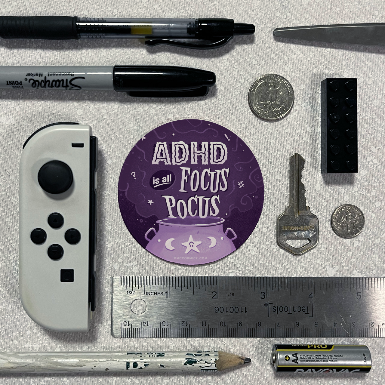 ADHD Is Focus Pocus Sticker