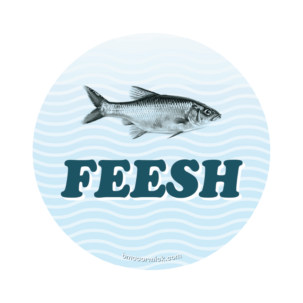 Feesh 3" Vinyl Sticker