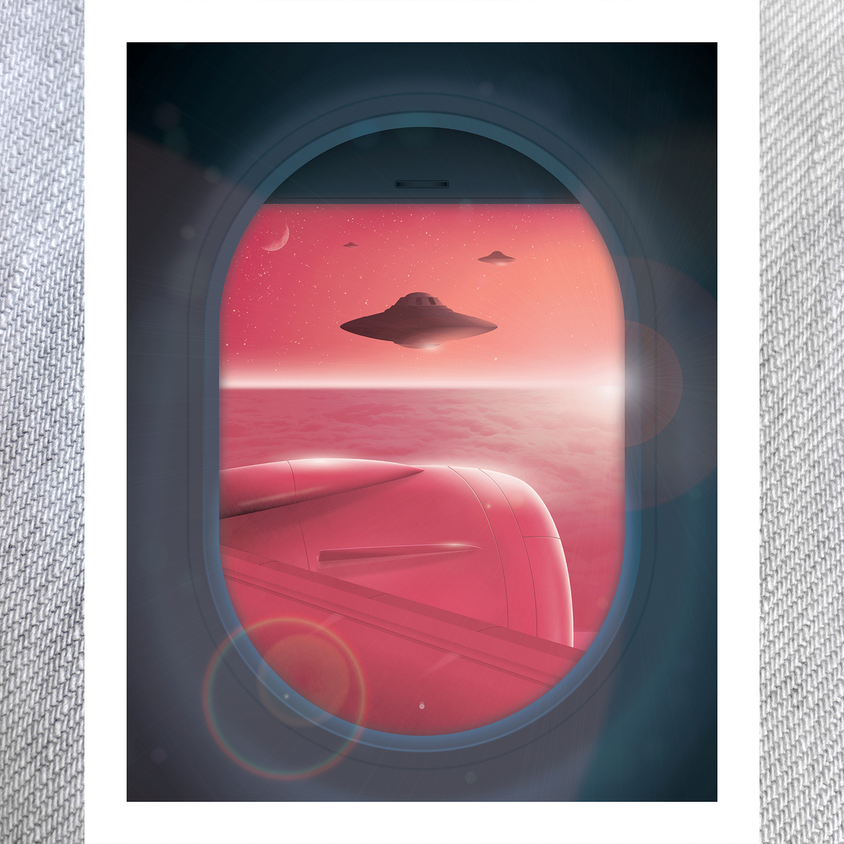 UFO Game Over Print