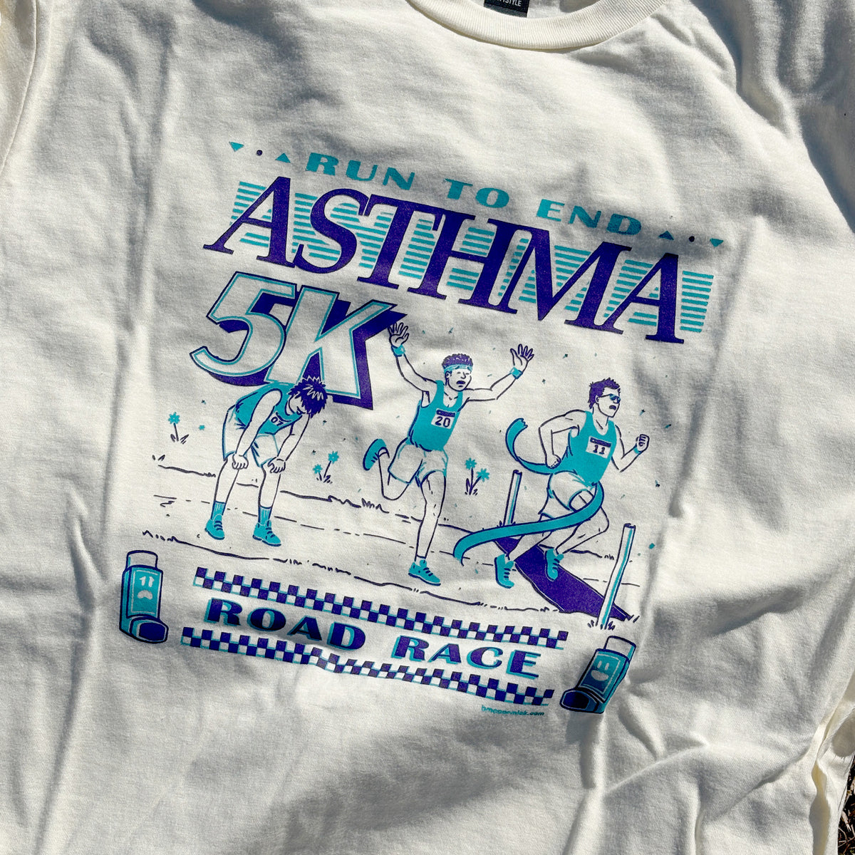 Run To End Asthma 5K Relaxed Fix Unisex T-Shirt