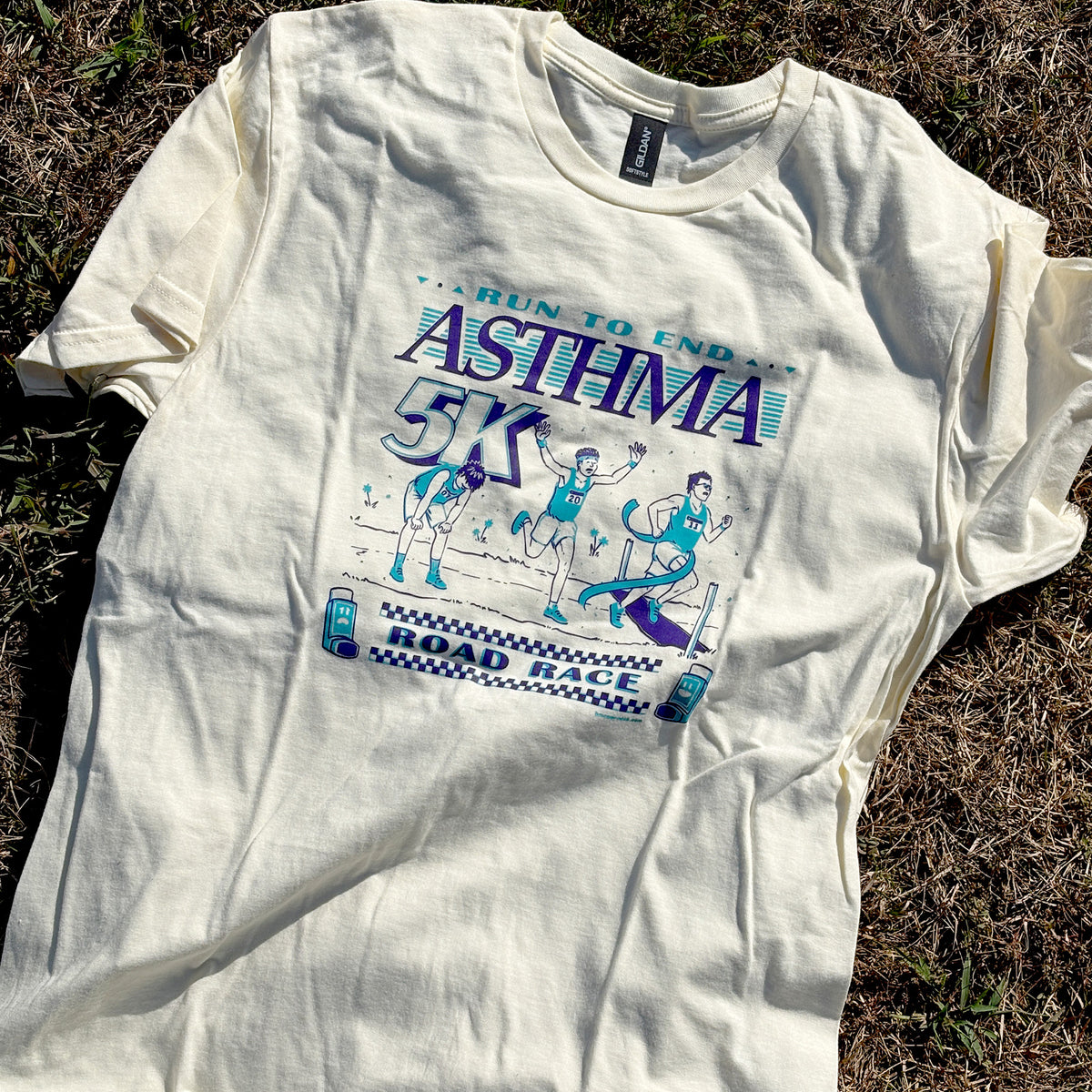 Run To End Asthma 5K Relaxed Fix Unisex T-Shirt