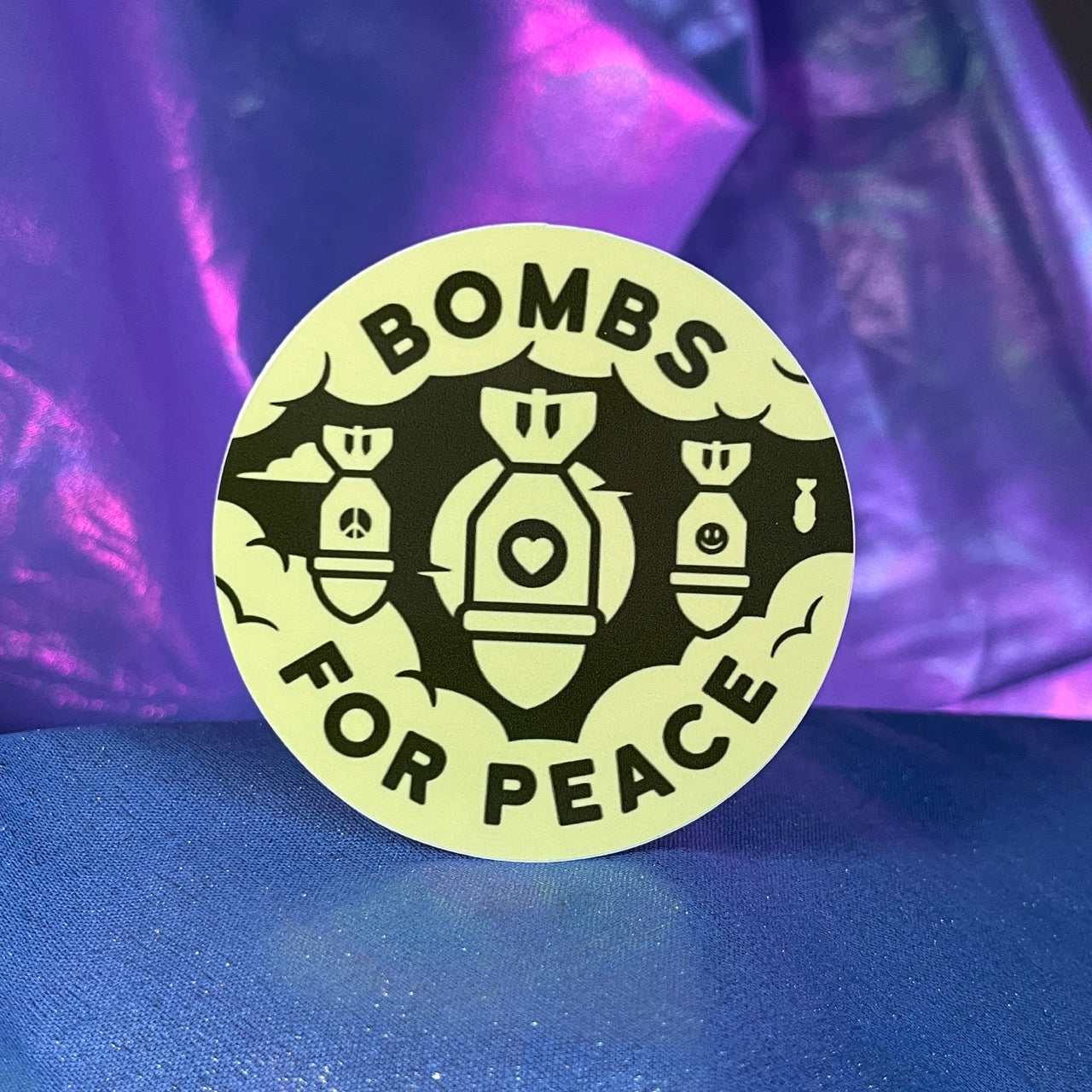 Bombs For Peace Sticker