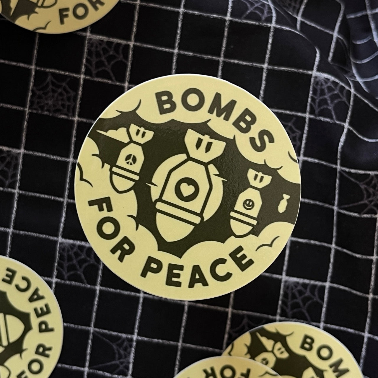 Bombs For Peace Sticker