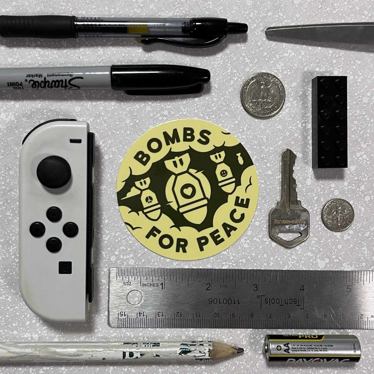 Bombs For Peace Sticker