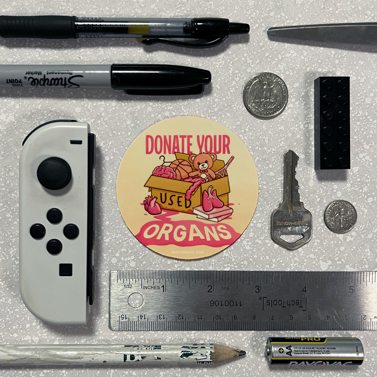 Donate Your Organs Sticker