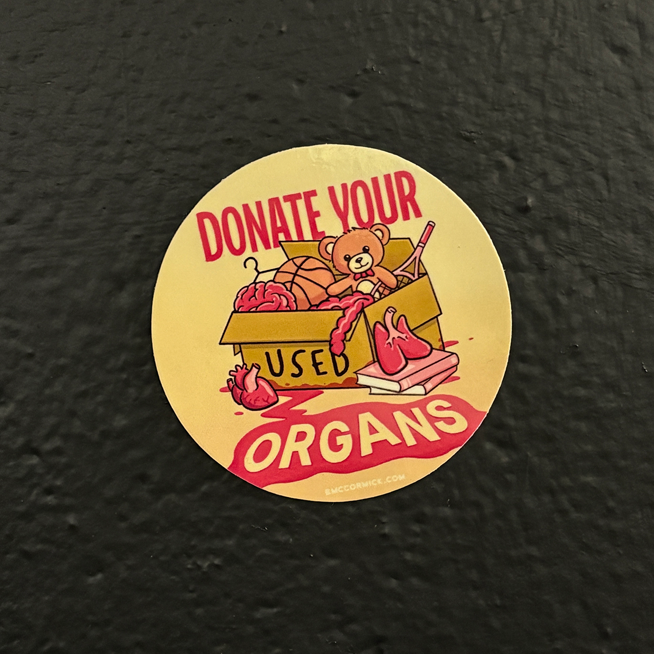 Donate Your Organs Sticker