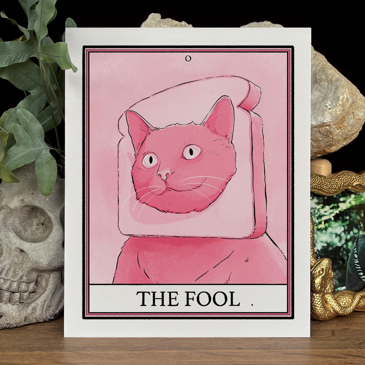 Cat Tarot The Fool Print