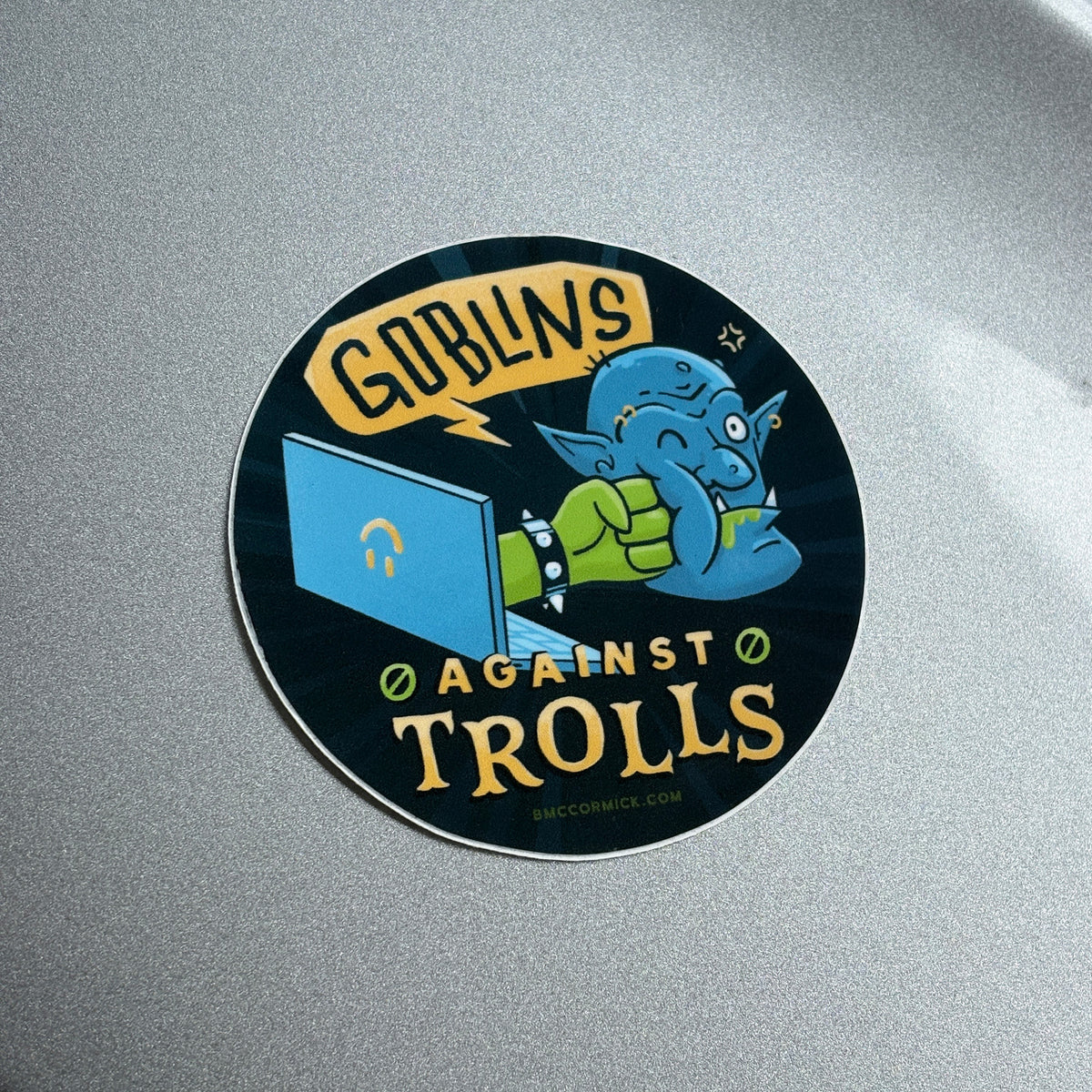 Goblins Against Trolls Sticker