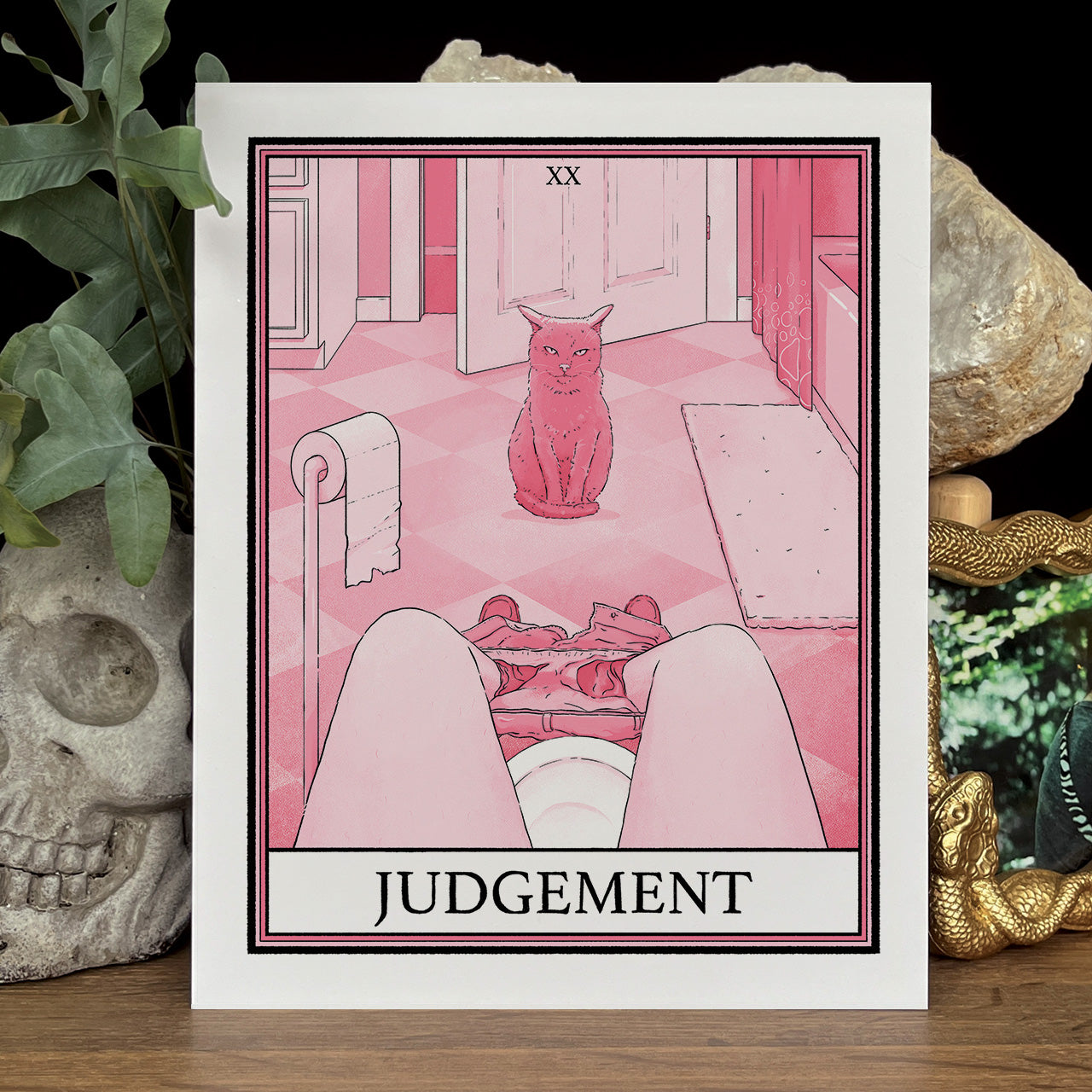 Cat Tarot Judgement Print