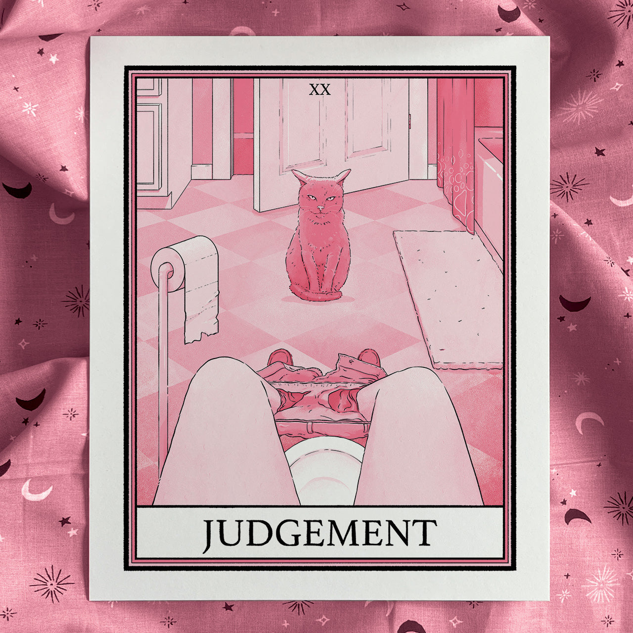 Cat Tarot Judgement Print