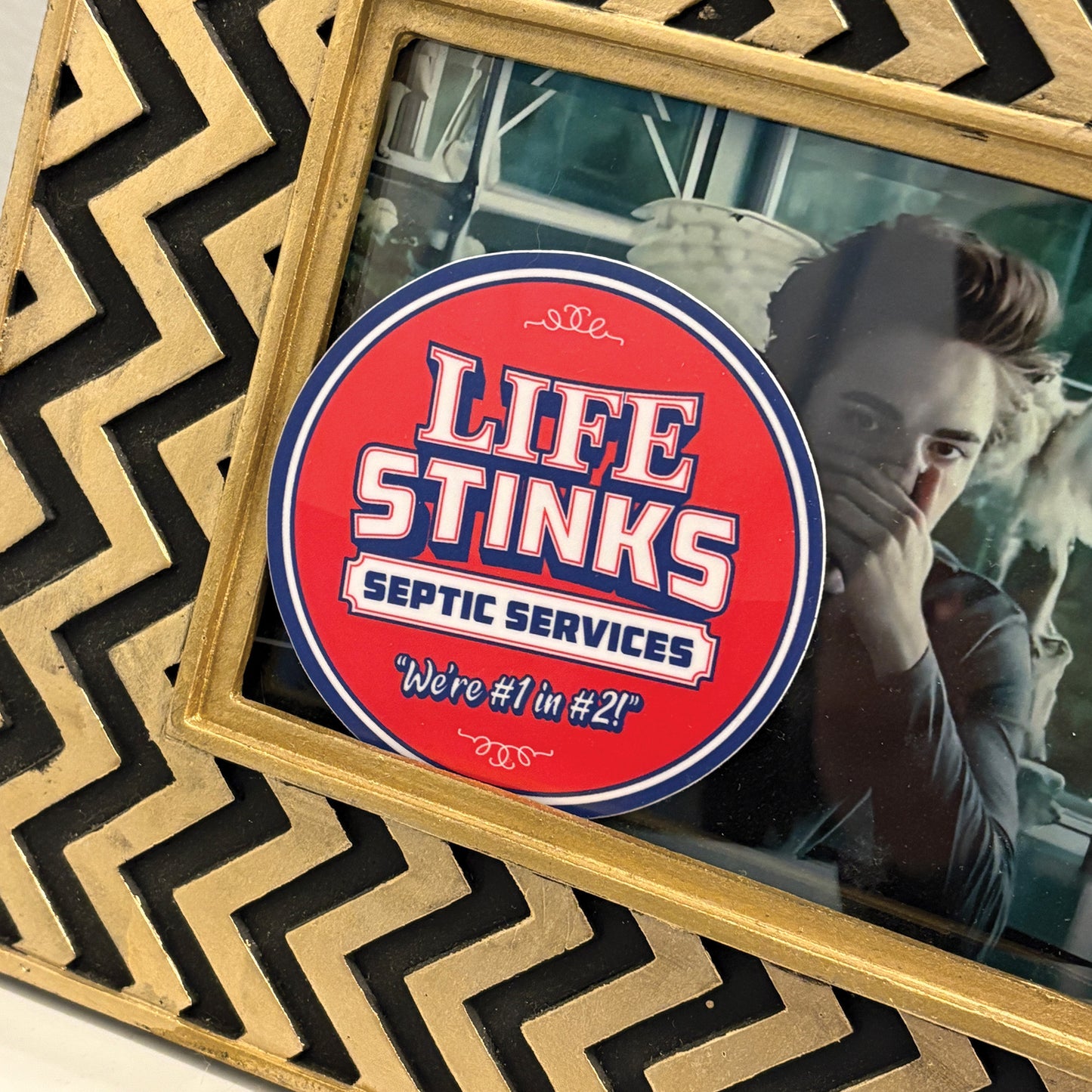 Life Stinks Septic Services Sticker