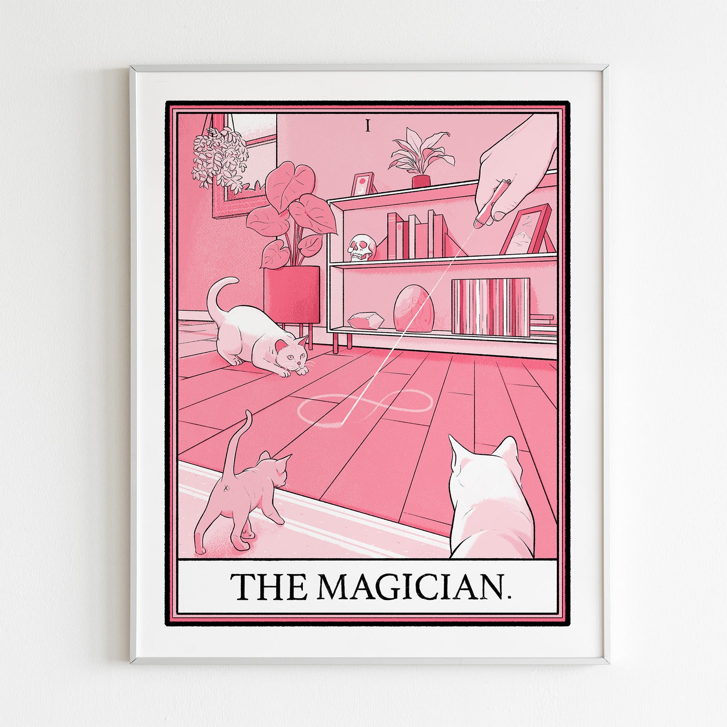 Cat Tarot The Magician Print