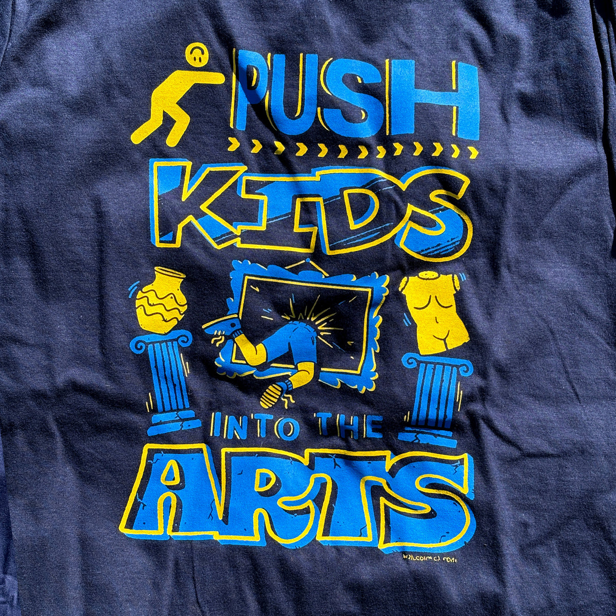 Push Kids Into The Arts Relaxed Fix Unisex T-Shirt