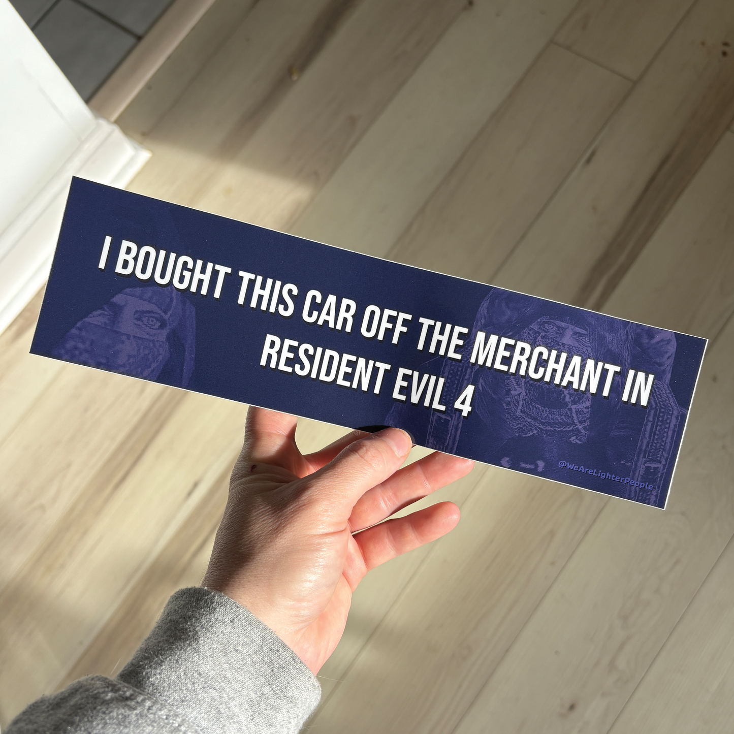 I Bought This Car Off The Merchant In Resident Evil 4 Bumper Sticker