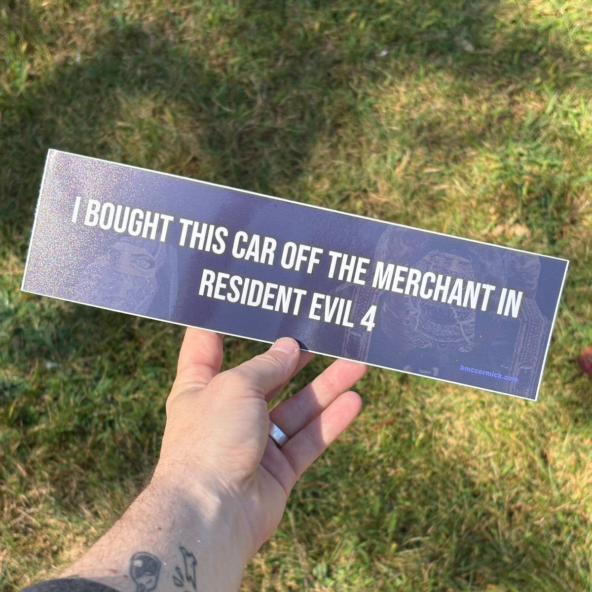 I Bought This Car Off The Merchant In Resident Evil 4 Bumper Sticker