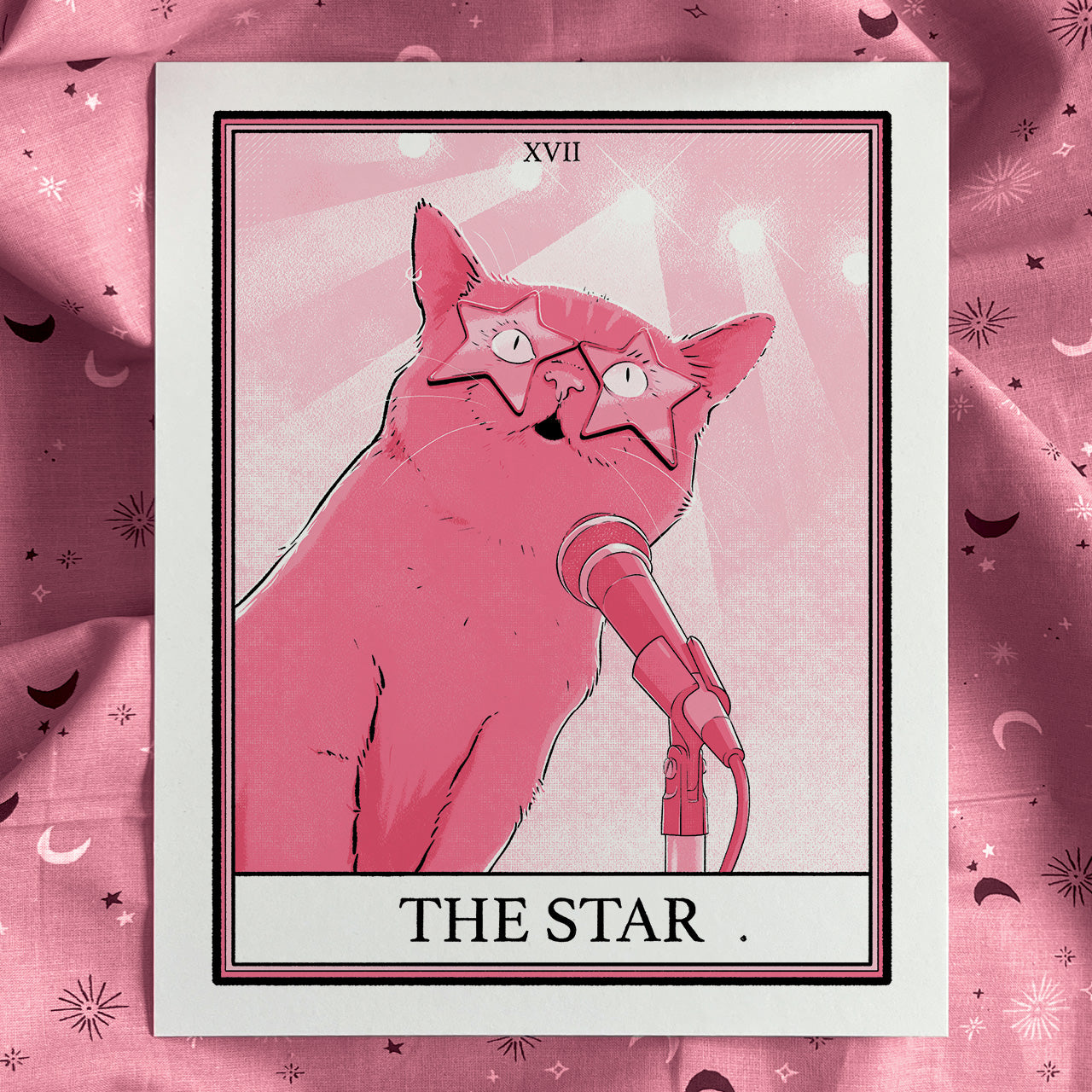 Cat Tarot The Star Print