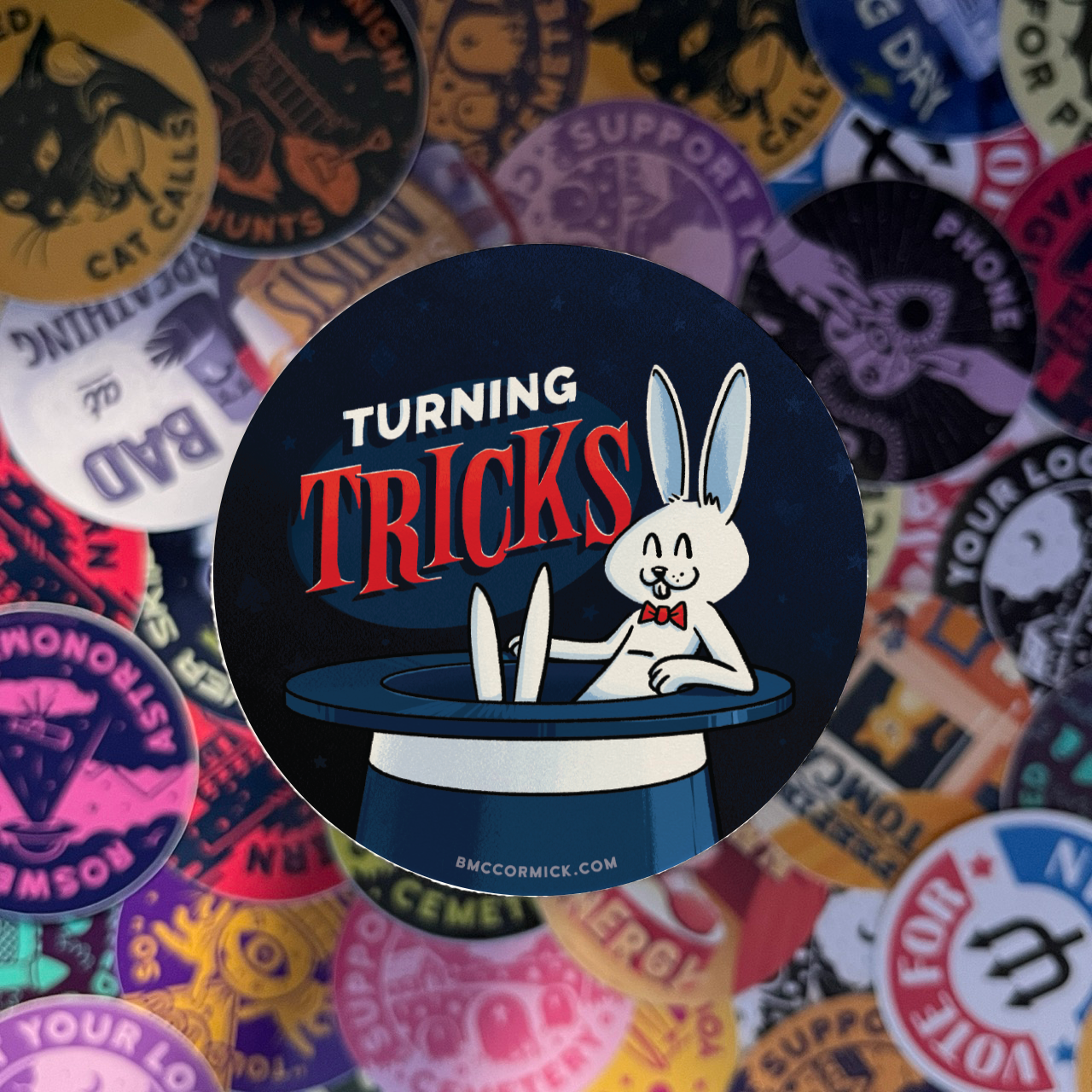 Turning Tricks Sticker