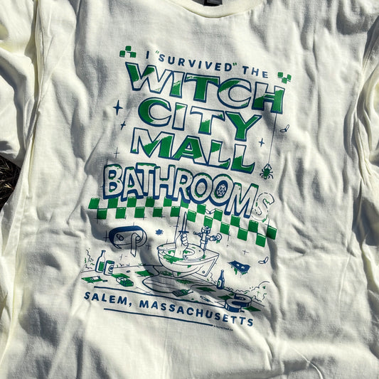 I Survived The Witch City Mall Bathrooms Relaxed Fix Unisex T-Shirt