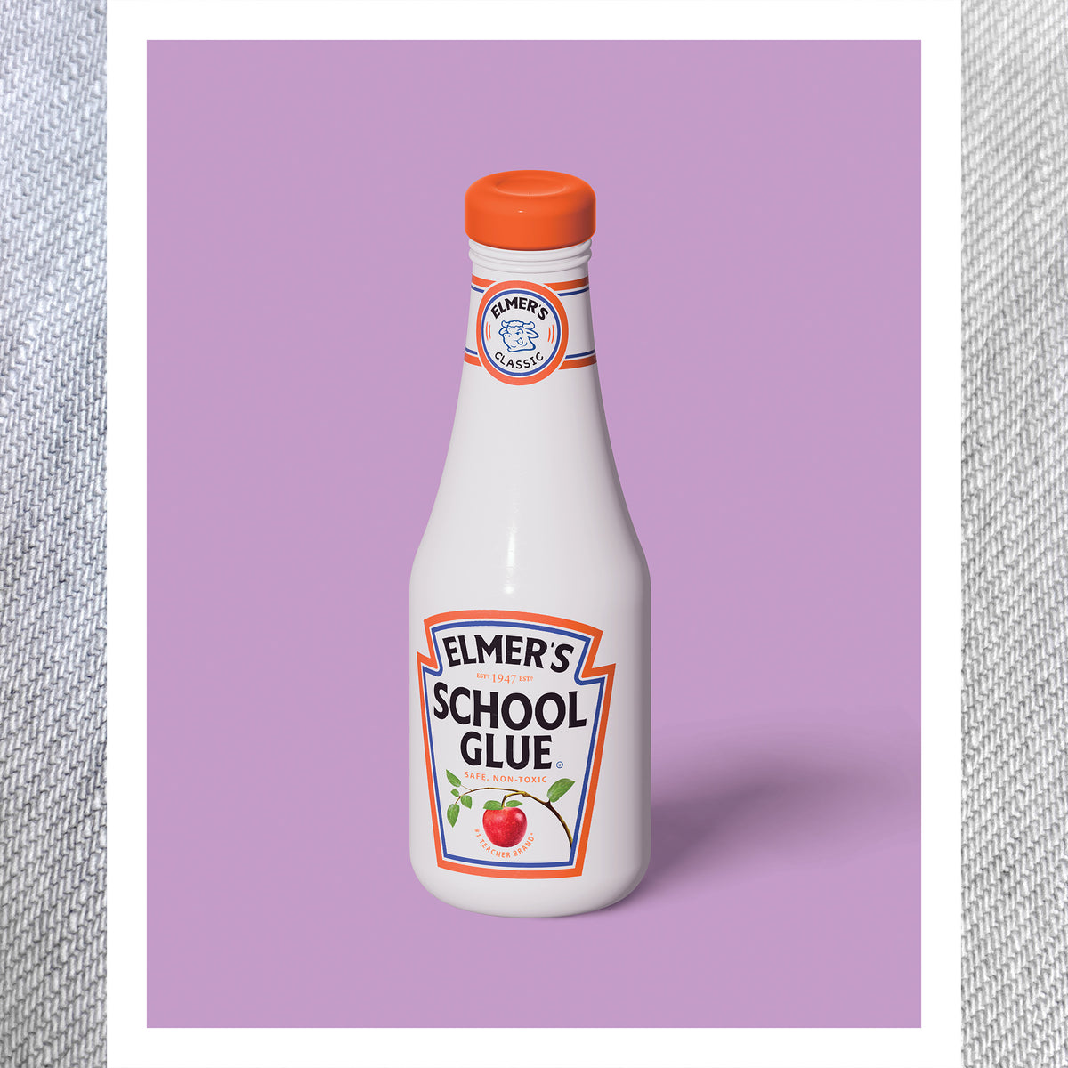 Elmer's School Ketchup Print